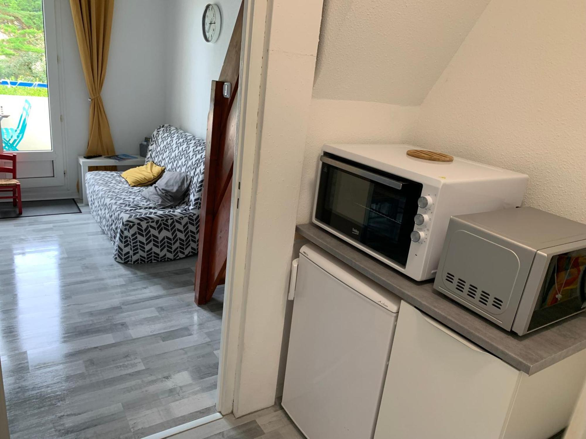 Studio Duplex Vue Mer 100M De La Plage Saint-Nic Экстерьер фото